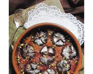 Gratinée de figues aux amandes & aux pistaches