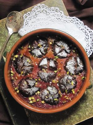 Gratinée de figues aux amandes & aux pistaches