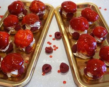 Choux façon Hispahan (Rose et Framboise)