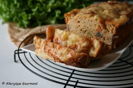 Cake à l'aubergine et à la ricotta, Bio, sans oeufs ni gluten.....