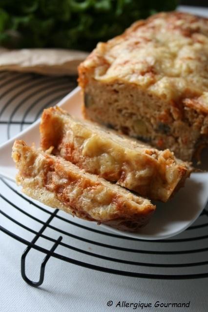 Cake à l'aubergine et à la ricotta, Bio, sans oeufs ni gluten.....