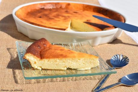 Flan léger au fromage blanc