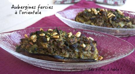 Aubergines farcies à l’orientale