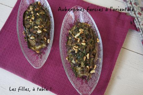 Aubergines farcies à l’orientale