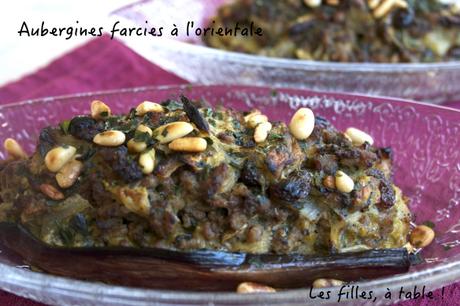 Aubergines farcies à l’orientale