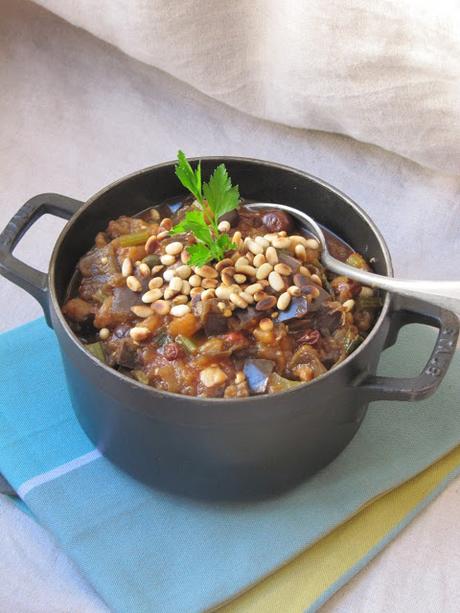 Caponata aux fruits secs