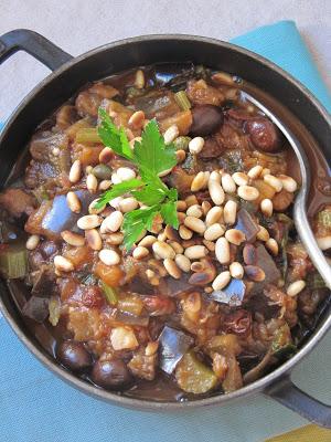 Caponata aux fruits secs