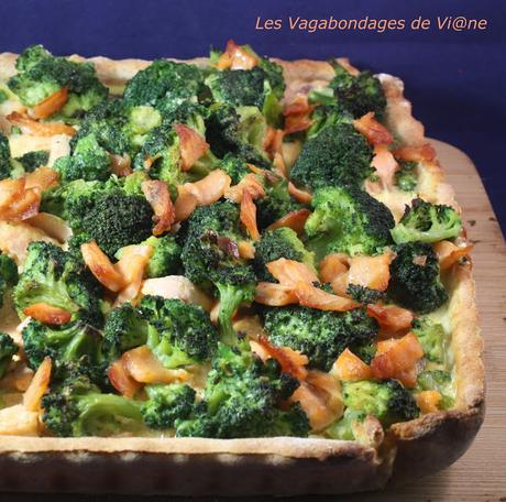 Tarte aux 2 saumons et brocoli