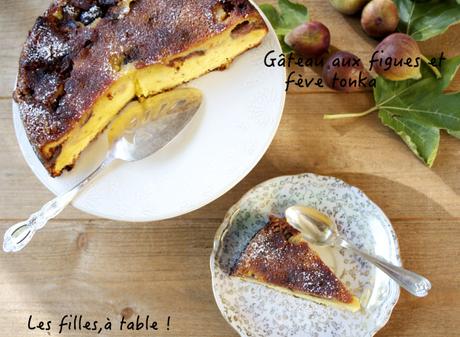 Gâteau aux figues et fève tonka