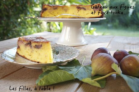 Gâteau aux figues et fève tonka