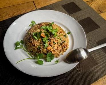 Plat du jour – Riz sauté au tofu fumé et au fenouil