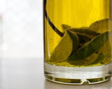 Huile d’olive parfumée à la vanille et au citron vert