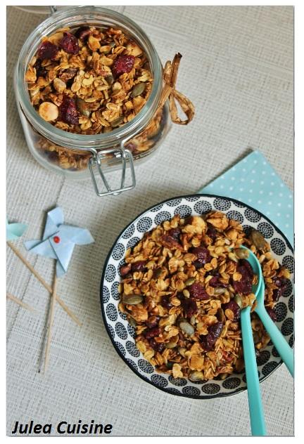 Granola maison - pour un ptit dej de compet' !