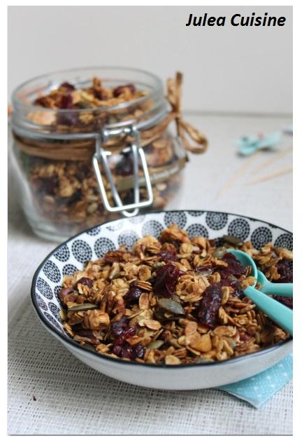 Granola maison - pour un ptit dej de compet' !