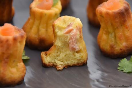 Cannelés saumon et fromage frais