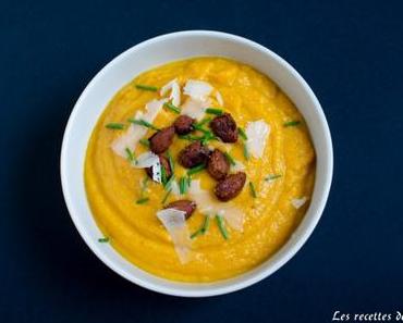 Velouté de patate douce et carottes