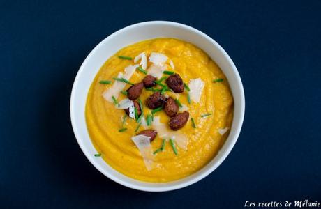 Velouté de patate douce et carottes