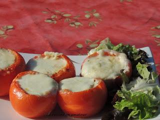 Tomates farcies aux fromages