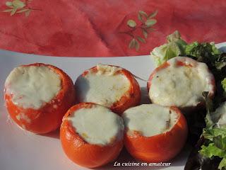 Tomates farcies aux fromages