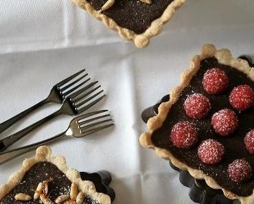 Tartelettes chocolat- coco, sans oeufs, gluten.......