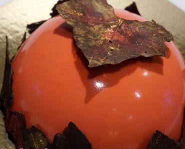 &quot;Automne&amp;quot; Dôme, Insert Confit Framboises(Michalak),Bavaroise Chocolat(Felder)