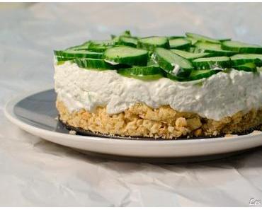 Cheesecake au concombre