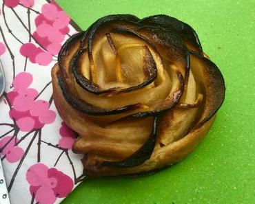 Une fleur dans mon assiette : tarte au pomme et sirop d'érable ♨