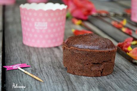 Gâteaux au chocolat et compote de pommes (healthy)