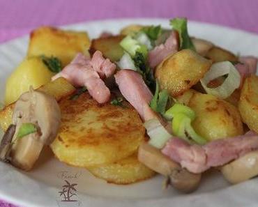 Salade de pommes de terre aux lardons