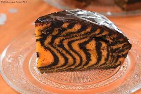 Zebra cake d'Halloween