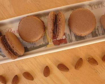 Les macarons au chocolat