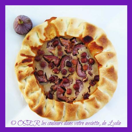 Tarte rustique « noisettine » aux figues