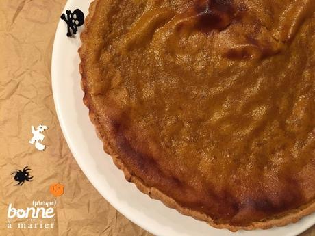 L’abominable pumpkin pie d’Halloween {tarte à la 6-trouille}