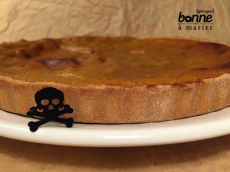 L’abominable pumpkin pie d’Halloween {tarte à la 6-trouille}