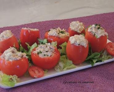 Tomates garnies thon et oeuf