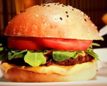 Burger aux lentilles et frites de potiron