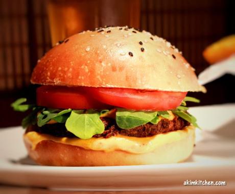 burger végétarien vegan lentille