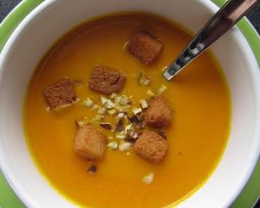 Une simple soupe au potimarron.