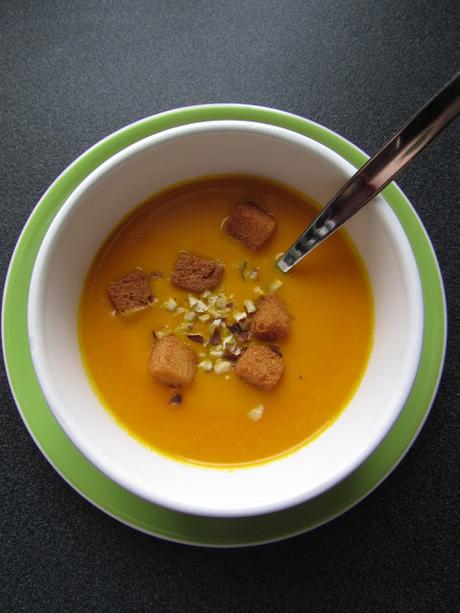 Une simple soupe au potimarron.