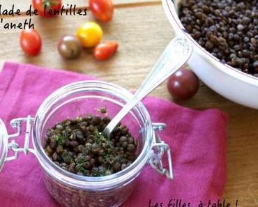 Salade de lentilles à l’aneth