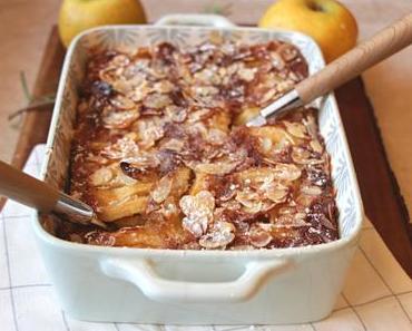 Clafoutis d’automne aux pommes, poires et amandes (IG BAS)