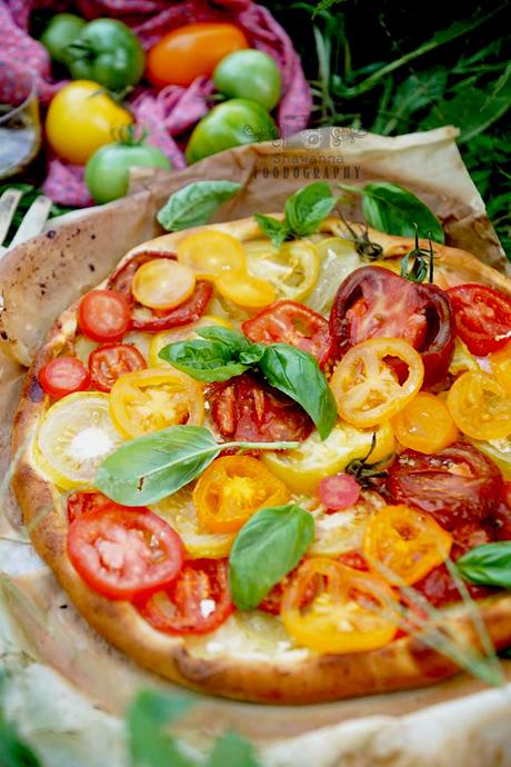 Tarte aux dernière tomates de l'été