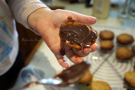 Sablés Suédois fourrés au chocolat au lait