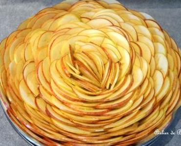 Tarte aux pommes, crème spéculos