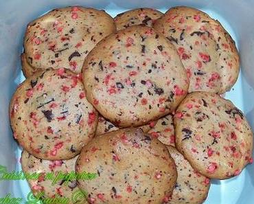 Cookies aux pralines roses