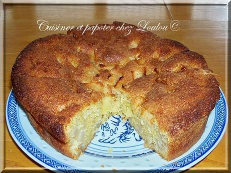 Gâteau aux pommes à la vanille