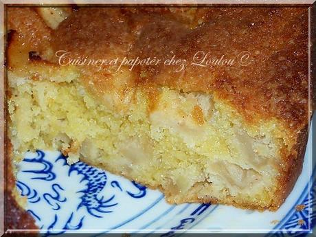 Gâteau aux pommes à la vanille