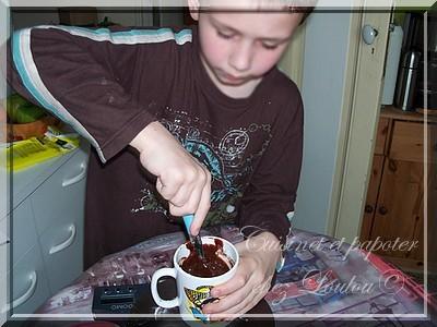 Brownie fondant coulant au micro-onde