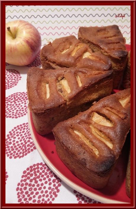 Cake aux spéculoos et aux pommes