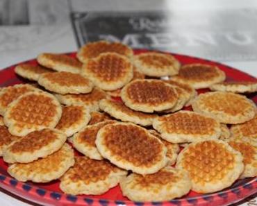 Mini-gaufres sèches salées